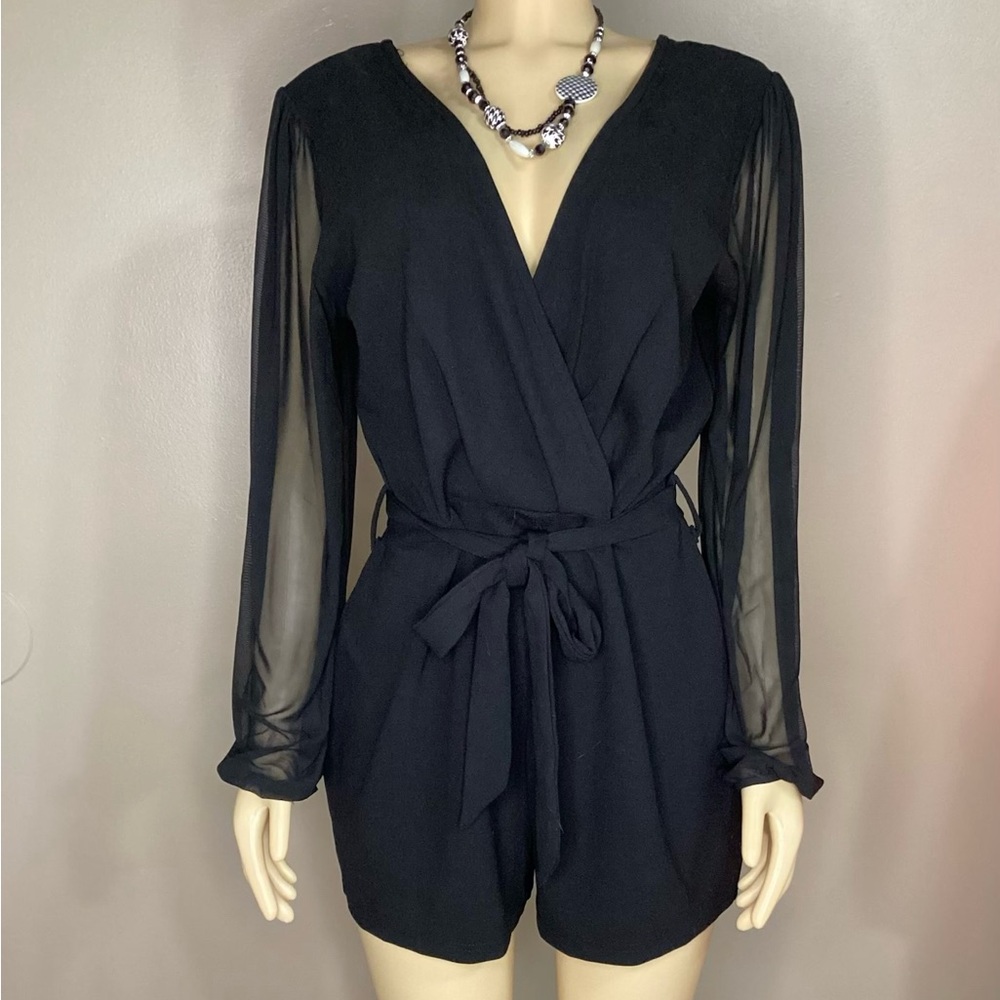 Dressy Black Romper